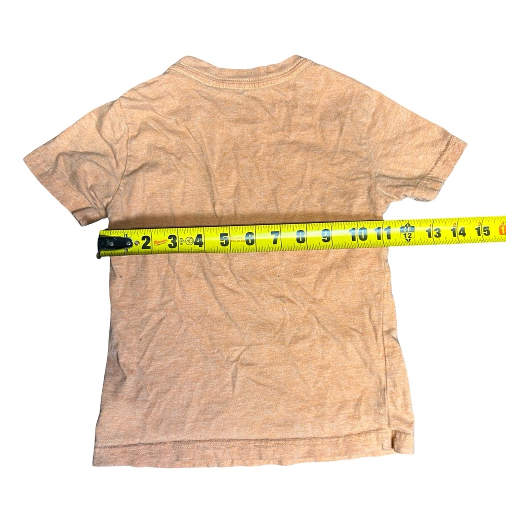Polo by Ralph Lauren Peach Short Sleeve Tee with Blue Pony - Picture 3 of 5